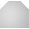 Ekena Millwork Octagonal Top Surface Mount PVC Gable Vent w/ 3-1/2"W x 1"P Standard Frame, 32"W x 30"H GVPOT32X3001SN - alternate 2